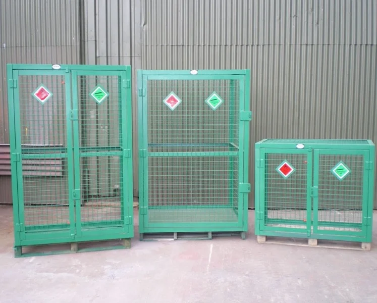 
Wholesale Gas Cylinder Storage Cages Heavy Metal Lockable cages 