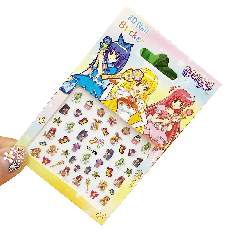 

Custom Various Cartoon Character Pattern Children Cute Nail Art Sticker For Kids