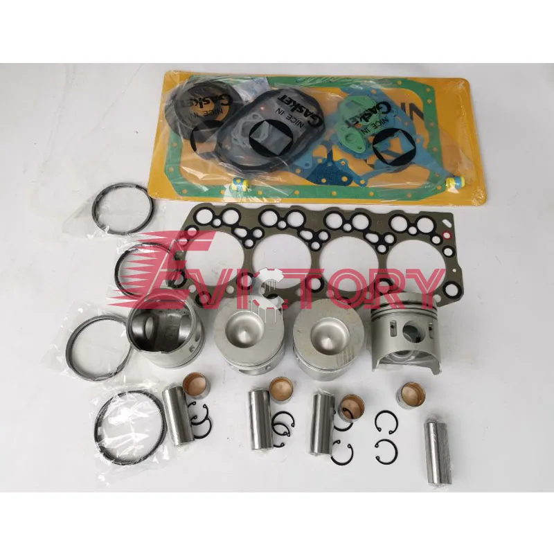 

For canter truck FUSO MITSUBISHI 4D32T 4D32-T rebuild kit piston ring head gasket