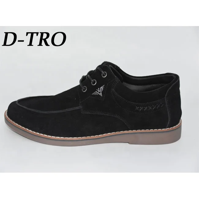 

Factory Wholesale Customized with Comfortable Mens Leather Casual Shoes, Black/blue