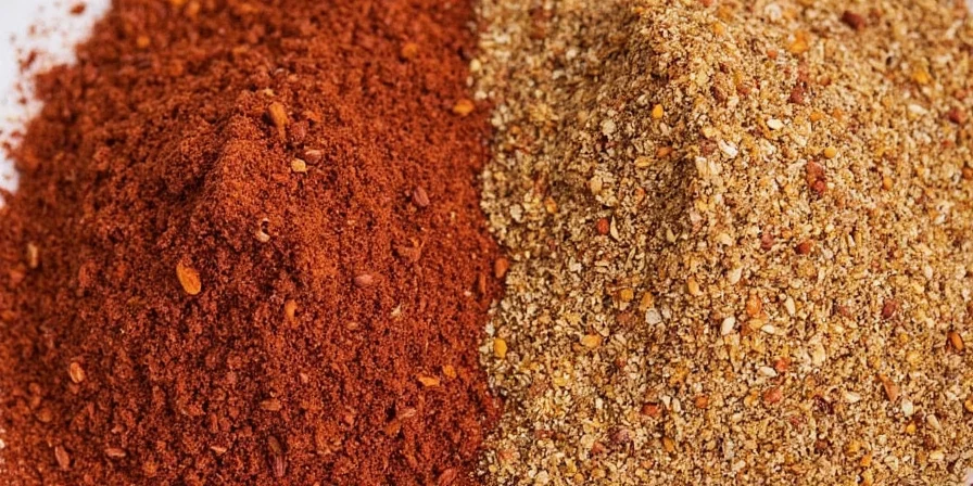 Ras el hanout spices in jars