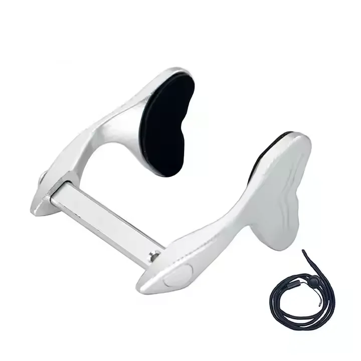 Custom Logo Waterproof Aluminum Alloy Spearfishing Freediving Nose Clip with Soft Rubber Pad