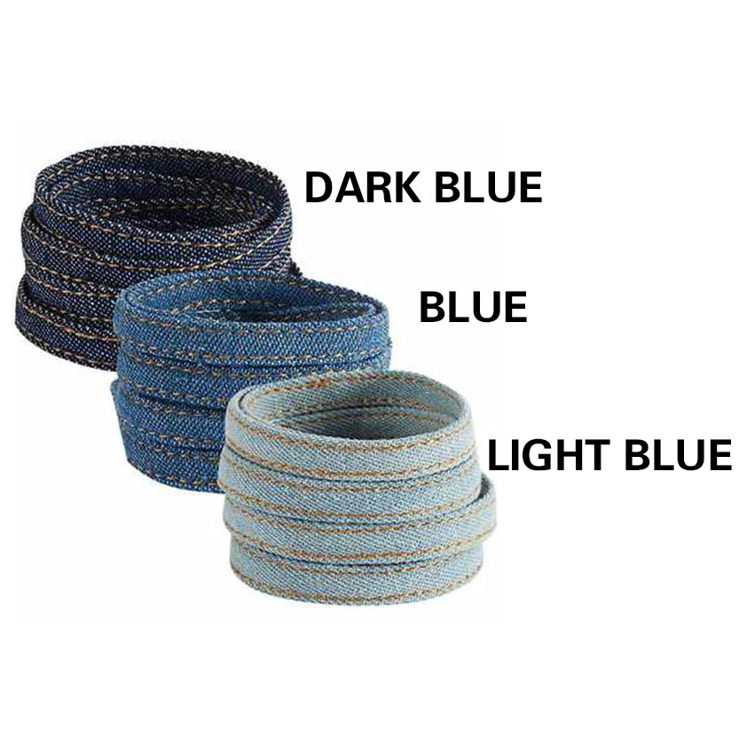 Custom Brilliant Printed Flat Denim Shoelaces For Sports Sneakers Boot Buy Flat Denim