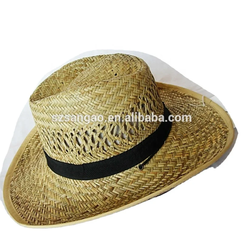 

wholesale Hollow straw western cowboy straw hat, Colors