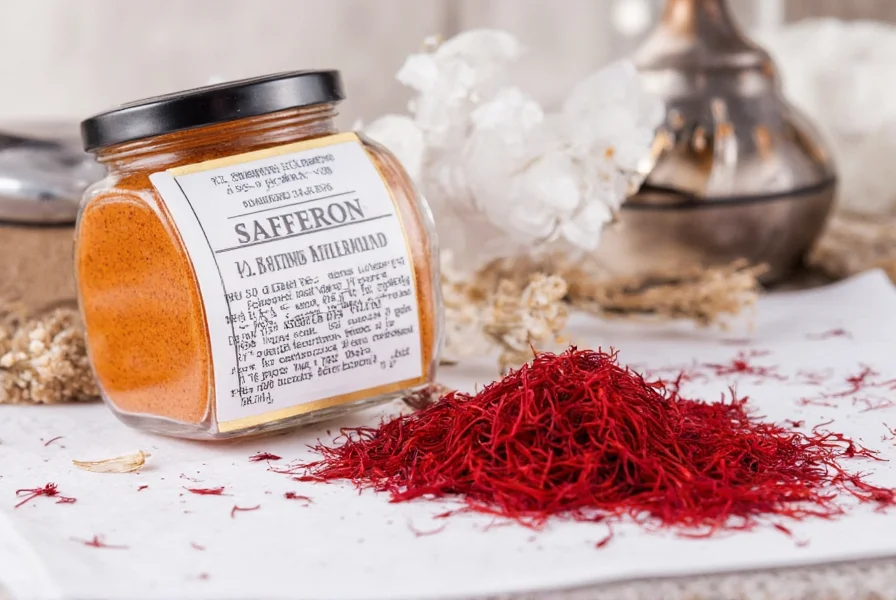 Saffron in Glass Jars