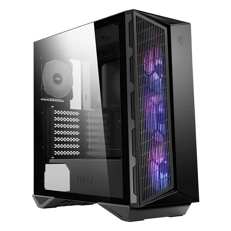 

MSI MPG GUNGNIR 110M Premium Mid-Tower PC Gaming Case with Tempered Glass Side Panel Support 420mm Radiator