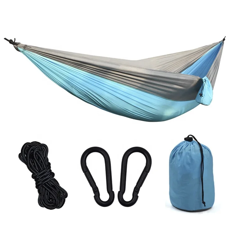 

AJOTEQPT Outdoor parachute cloth 260*140 single camping hammock, 13 colors