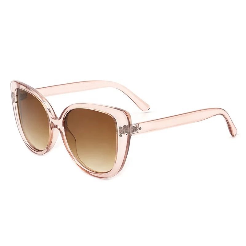 

New arrivals logo customized trendy cat eye sunglasses 2021