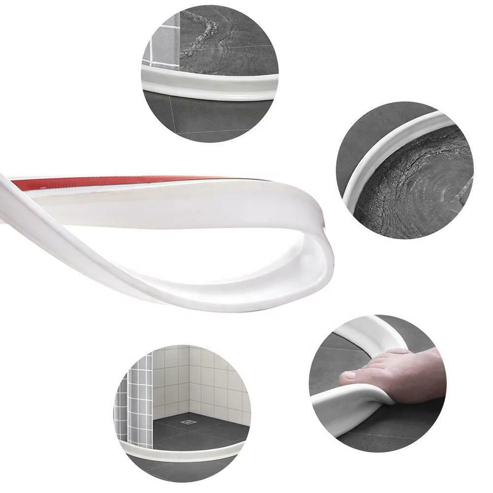 Door selfadhesive silicone waterproof water blocking strip, View