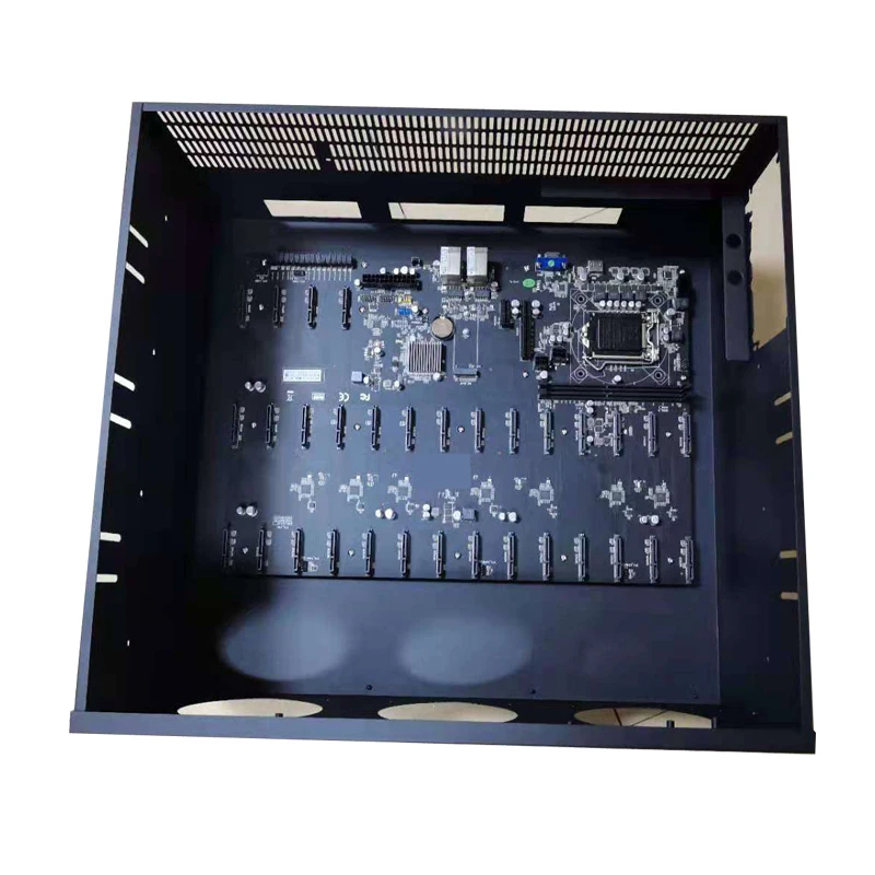 

High Profit Chia Mining Rig Support install 32Pcs SATA hard disk Chia Blockchain Network XCH Chialisp Mining Frame Rig