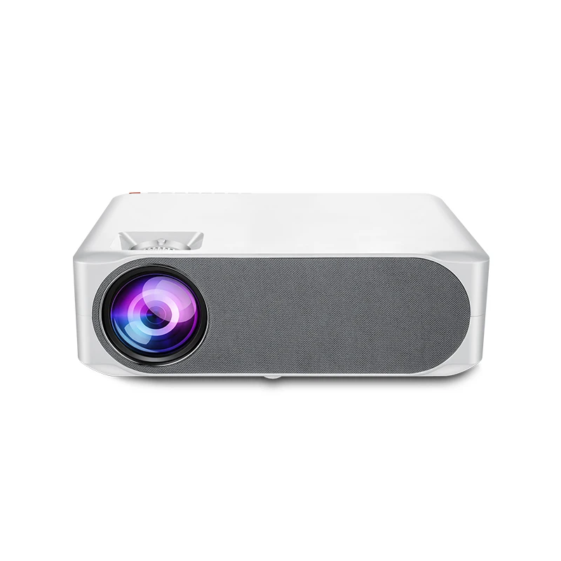 

M19 Home and Outdoor Watch TV and Video Projectors with Remote Full HD 1080P 5800 lumens Multi-media 4K Projector, White