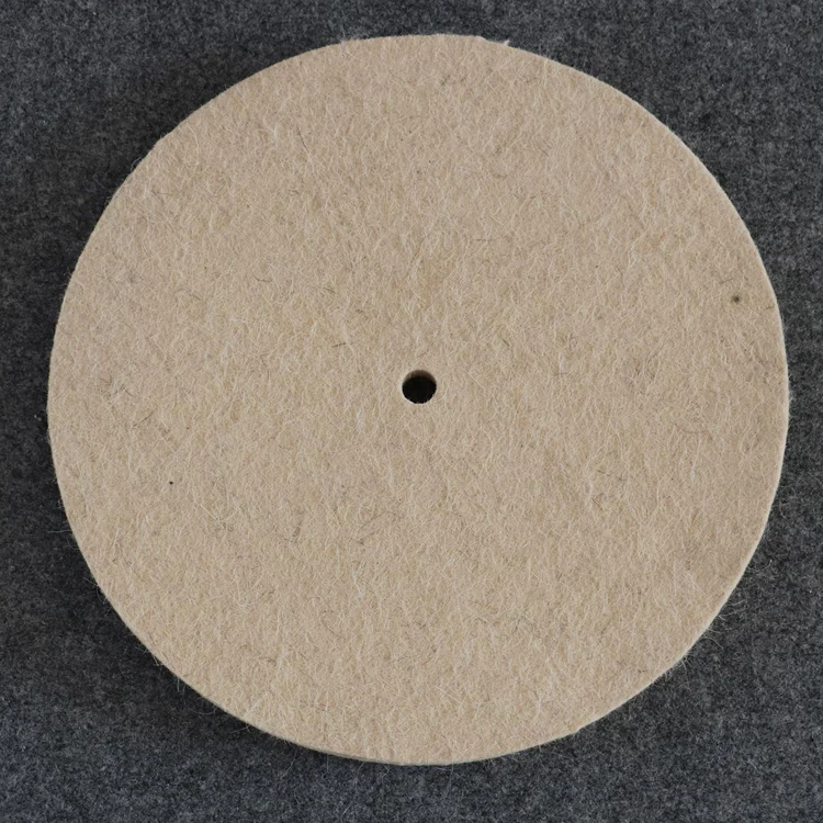 
durable wool felt wheel polishing disc for mable polishing 