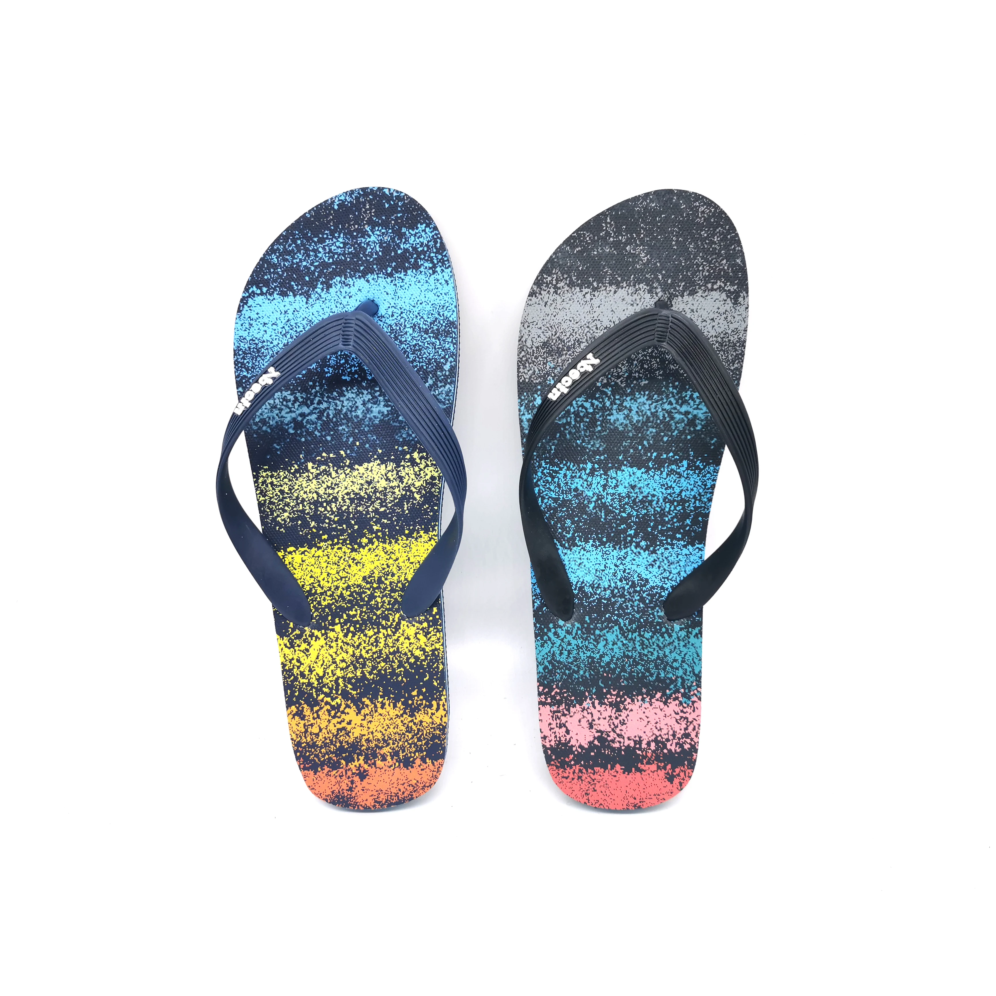 

2020 New Men's Flip Flops Unisex Slippers Summer Wholesale Printing Out Beach Flip-Flops Hot Sale Can Be Customized Logo