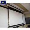 Ambient Light Rejecting Black Diamond Motorized Roll Up Ceiling Mount Projector Screen 100inch-150inch for home theater