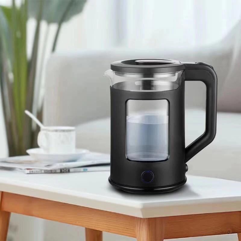 Double Layer 304ss High Quality Borosilicate Electric Glass Water