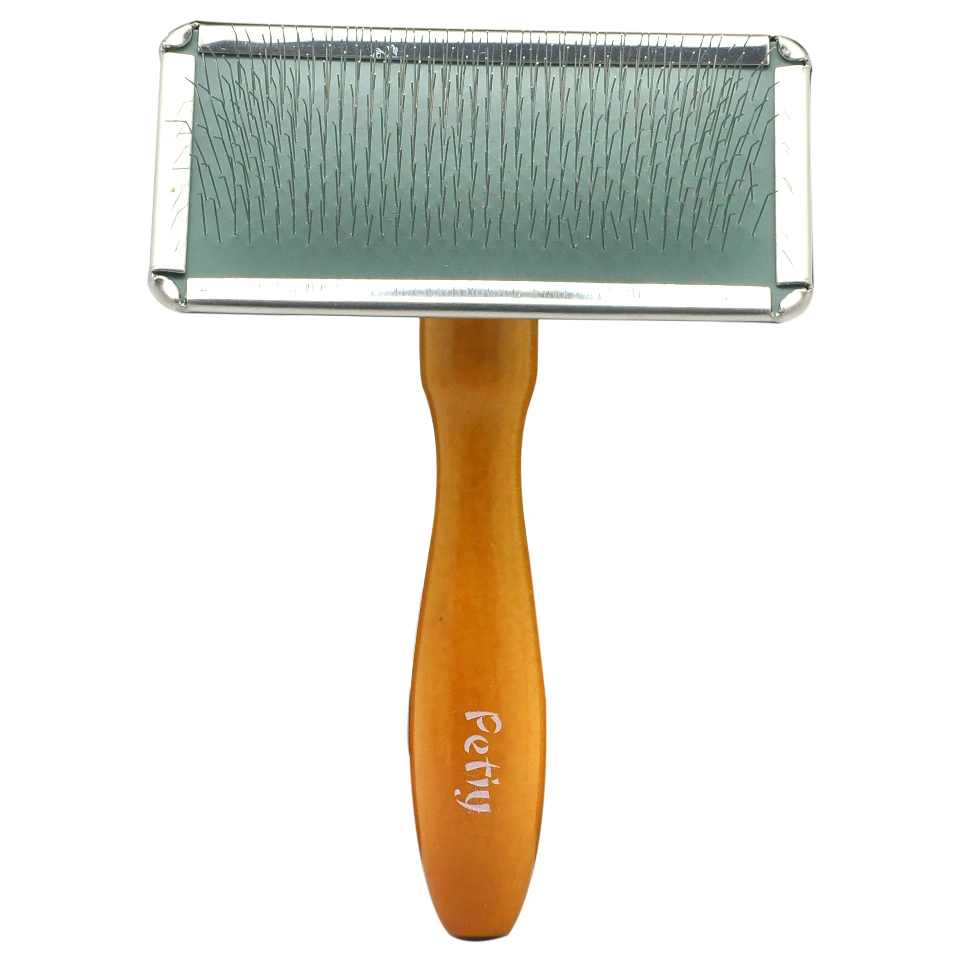 

ODM Brosse Pour Animaux Spazzola Peli Animali 90x130mm M 40g Self Cleaning Slicker Custom Logo Colorful Pin Pet Brush