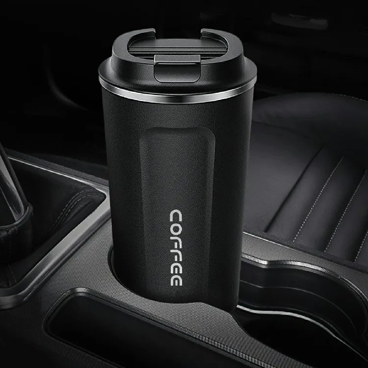 

Winter Double Wall Stainless Steel Vacuum Coffee Mug Coffee Cup Custom Coffee Mugs, Black