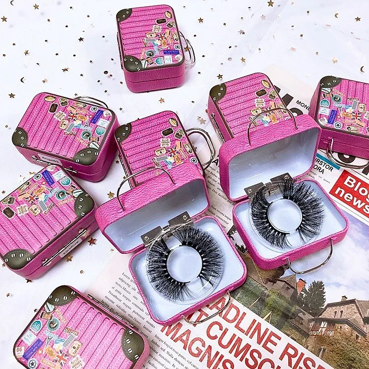 

Free Fast Shipping Faux Mink Eye lashes Private Label Strip false eyelashes Cruelty Free 3D Silk Eyelashes