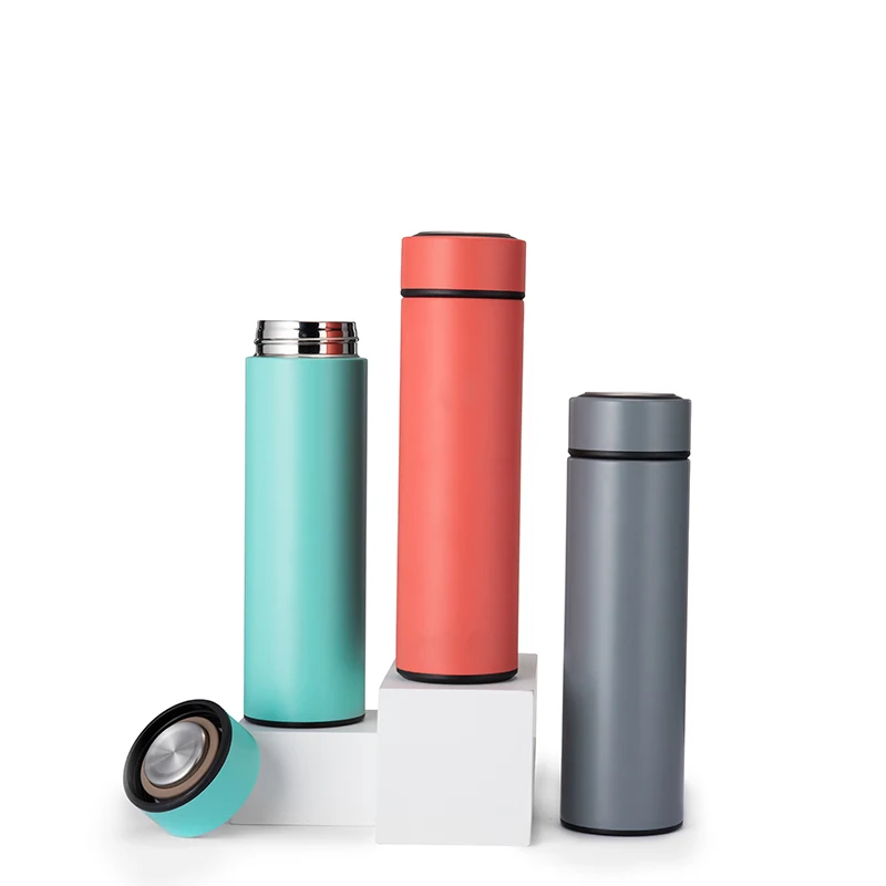 

Temperature Display Water Bottle Sublimation Smart Flask Stainless Steel Vacuum Drinking Water Bottle, Customized color