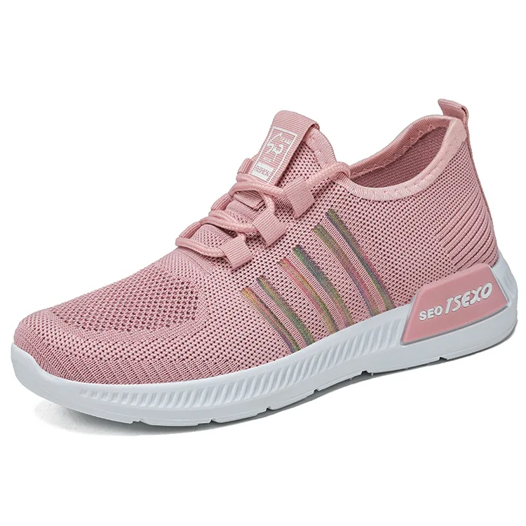 

Womens casual mesh breathable sock shoes women loafer shoes, 4 colors