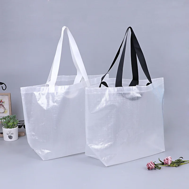 

Clear Plain PP Lamination Shopping Bag packing grocery bag
