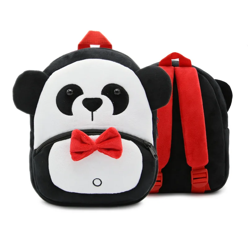 

High Quality School Bag Cartoon Panda Backpack School Bag, As the picture