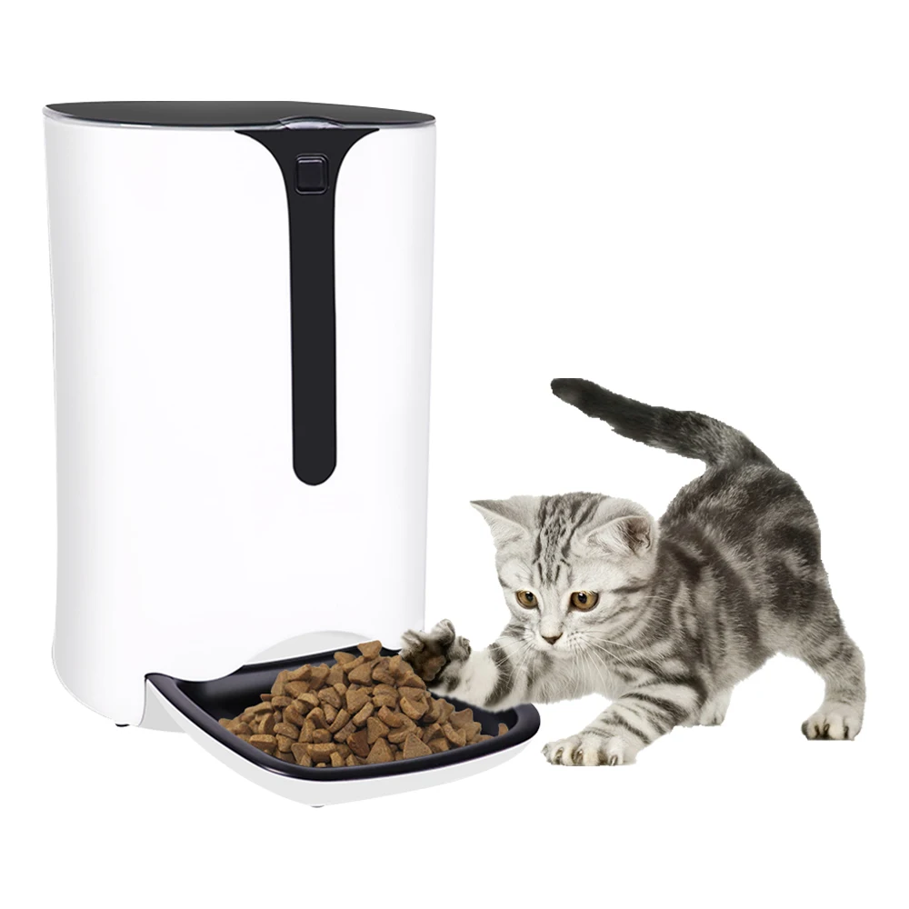 

ZMaker 6L Automatic Pet Feeder for Cats and Dogs Smart Large Capacity Dispenser, White