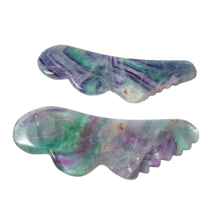 

2020 amazon hot natural facial jade roller fluorite guasha massage