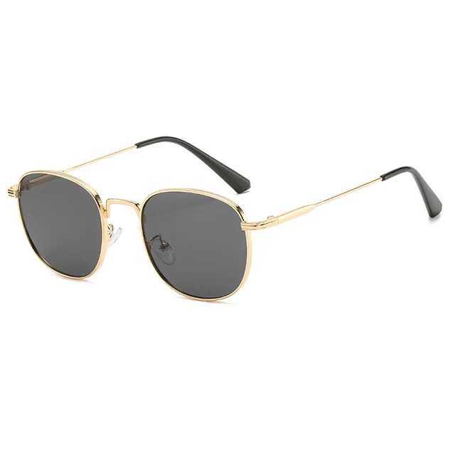 

DLL9068 DL glasses lentes de sol 2020 Hot Sale Woman Like Unisex Retro PC Sunglasses Square Metal Frame Eyewear Round Shades