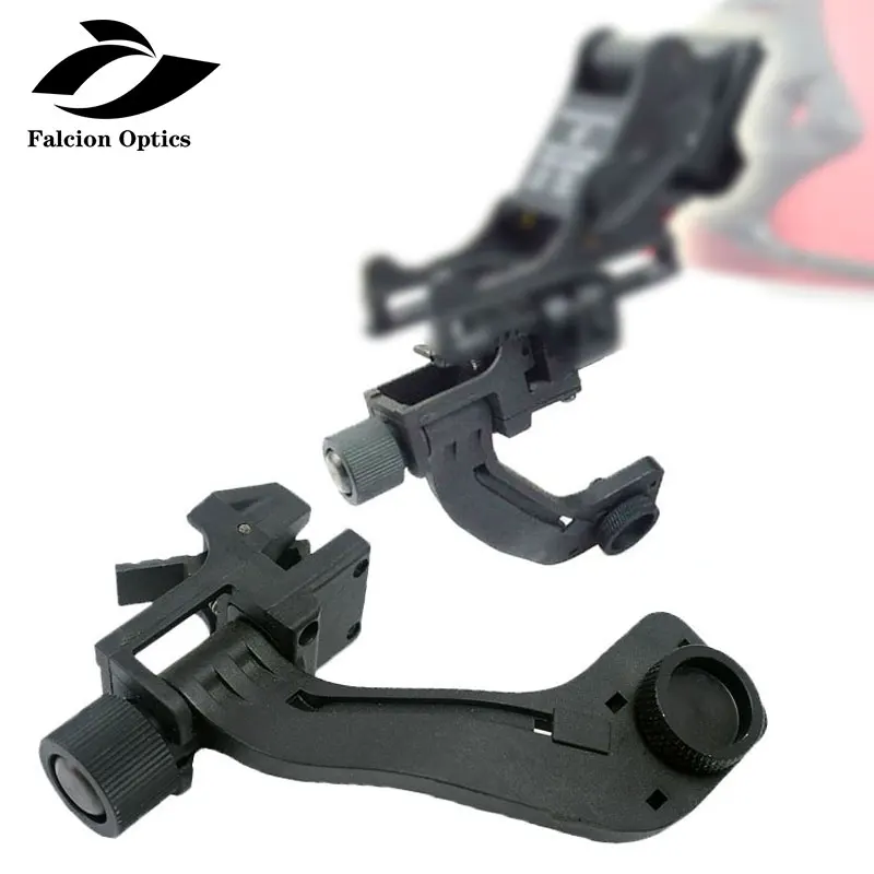 

Tactical Polymer Digital Night Vision Scope Mount Base Adapter Bracket for Hunting Helmet Rifle Scope Pvs 14 Pulsar GS 1X20, Black