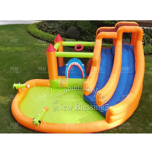 NBINFLATABLE Cheap Inflatable Backyard Indoor Bouncers for Sale Homeuse Bouncer Inflatable Water Slide Pool for Toddlers
