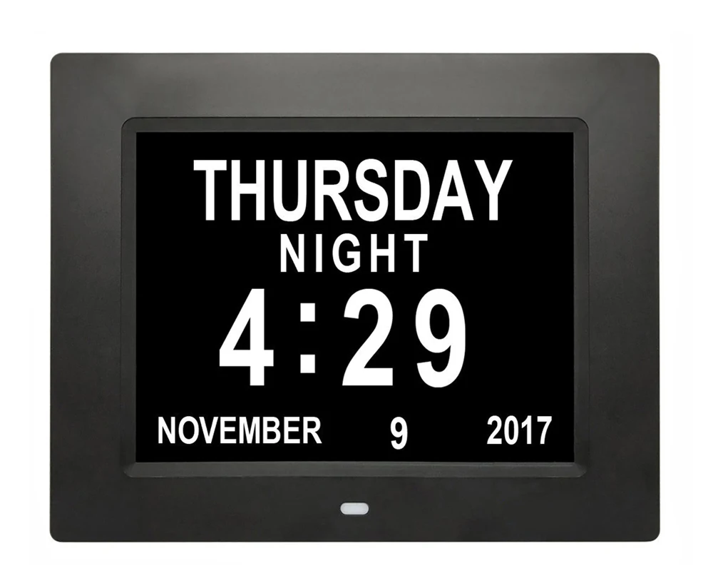 

8inch Digital Calendar Non-Abbreviated Day&Month Day Clocks for Dementia