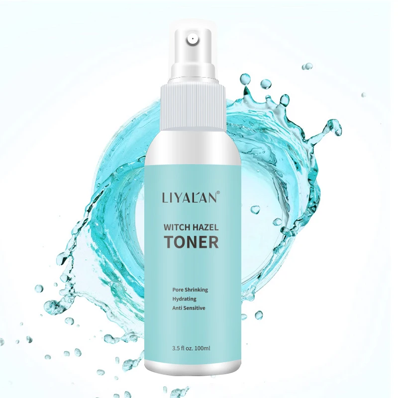 

LIYALAN face care alcohol free unscented soothing organic witch hazel facial toner spray