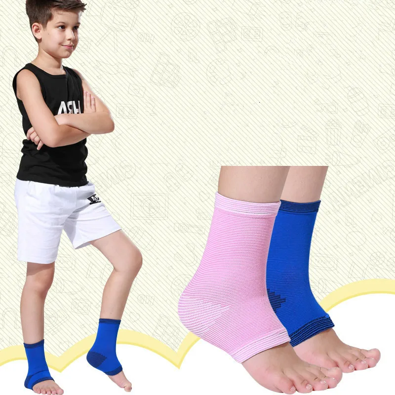 

Ankle Compression Sleeve Support For Kids Boys Girls Playing Sports Safety Guard Protector, Black, pink, blue