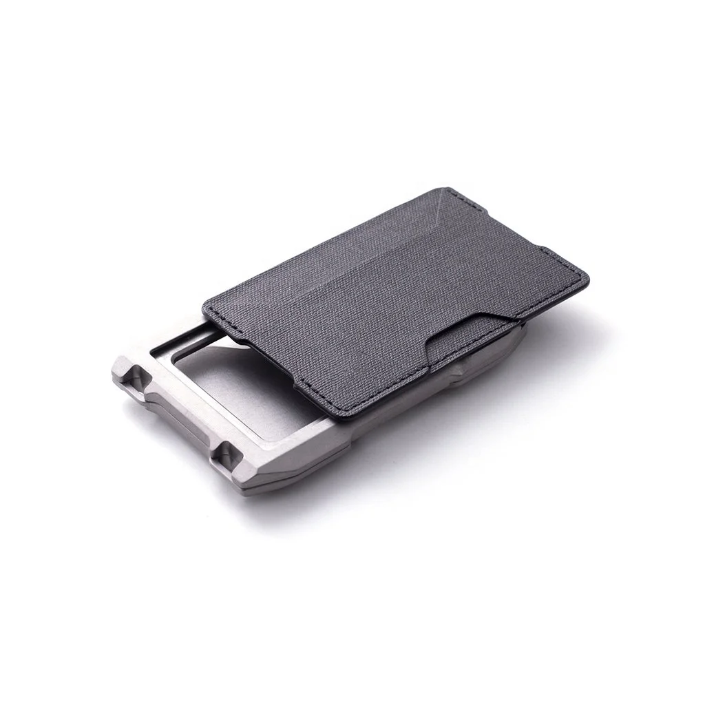 

Vintage Minimalist Aluminum Credit Card Holder Man Business Card Protector Case RFID Credit Card Holder Metal Wallet