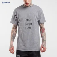 

EXP Design Your Own Logo Blank Round Neck T-Shirt Plain Grey Custom Pattern Printing Slim Fit T Shirt For Men