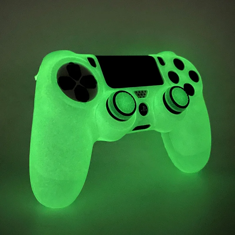 

Glow in Dark Soft Silicone Case For PS4 / PS5 / Xbox One S / Xbox Series S X Controller Controle Gamepad Joystick Case Cover