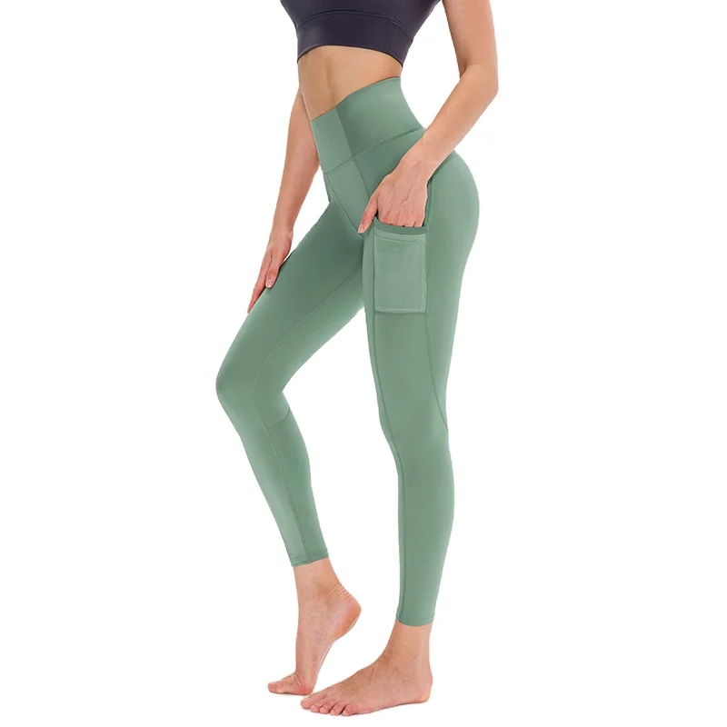 

Yoga Pants Women with Pocket Plus Size Leggings Sport Girl Gym Leggings Women Tummy Control Jogging Tights Female Fitness pants, As pictures