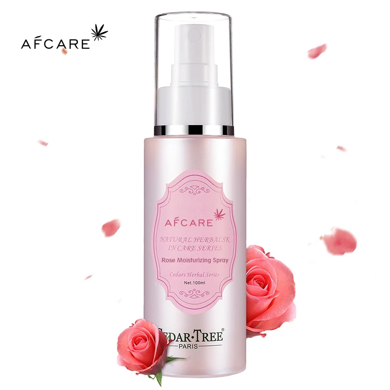 

Rose face toner mist spray pure organic flower extract 100ml private label face toner rose water skin, White