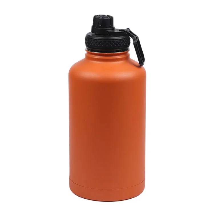 

Hot Sale Sport Double Wall Insulated Drinking 32oz 64oz Stainless Steel Vacuum Flasks, Black, white, green and custom color