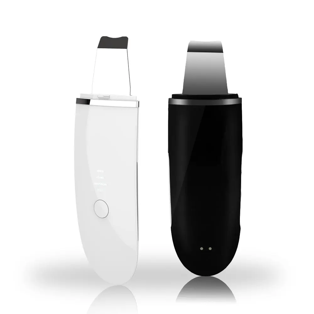

Unique Design Skincare Beauty Ultrasonic Skin Scrubber Facial Machine, Black / white