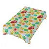 Easter 54" x 108" Disposable Plastic Tablecloths Set Plastic Table Covers