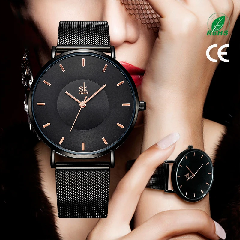 

SHENGKE SK Women Watches K0059L Quartz Watch Luxury Relojes Mujer Relogio Feminino