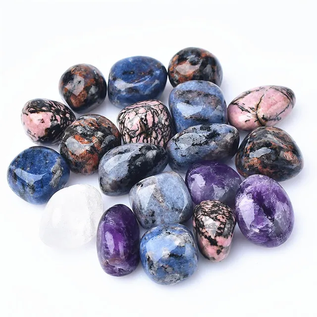 

Natural quartz polished 20-30mm healing crystals spiritual products quartz stone bulk tumbled stone