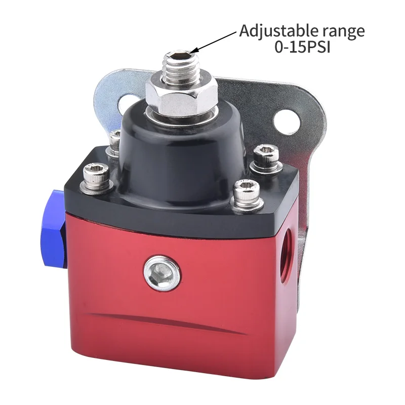 Universal Adjustable Carb Aluminum Fuel Pressure Regulator Kit With