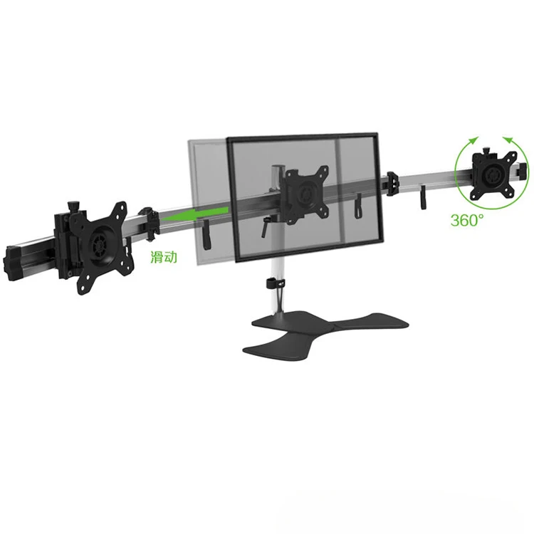 
New Arrival Adjustable Monitor Stand Multi-Screen Aluminum Cheap Monitor Stand Mount 