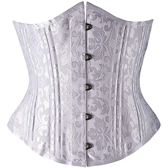 

Floral Steel Bone Body Waist Shaper Custom Women Gothic Corsets Bustiers short Corset Overbust