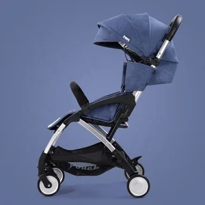 Image of Pouch baby lightweight stroller Baby pram with Canopy Hood