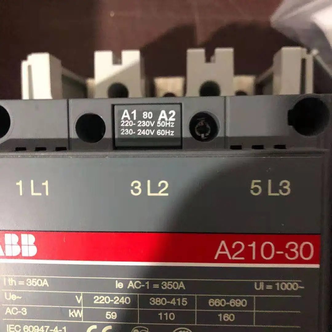 
A AC contactor A210-30-11 coil voltage 220-230V 50Hz/230-240V 60Hz 