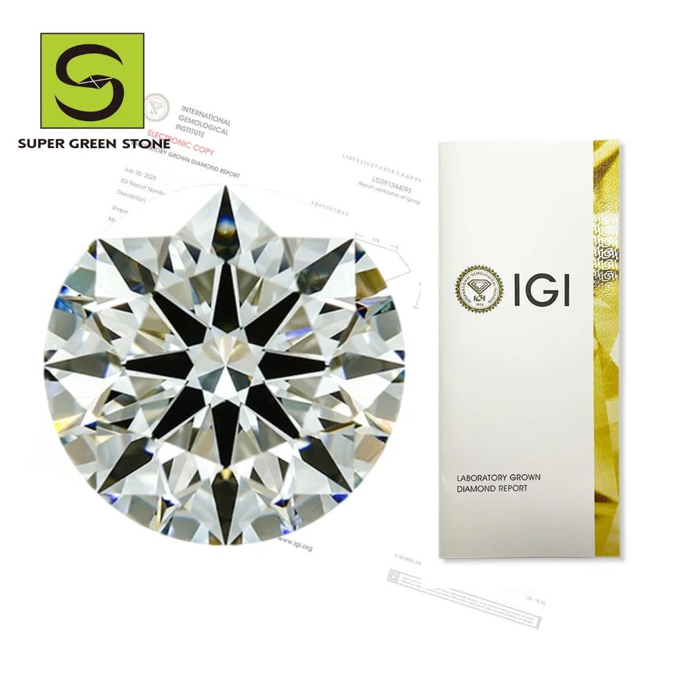 

SuperGS Wholesale low price 0.5-3.53 carat lab grown diamond IGI GIA Certificate HPHT CVD diamond Synthetic loose diamond